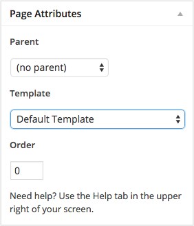 Page Templates